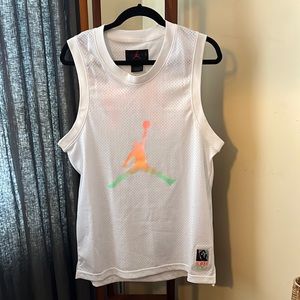JORDAN white basketball jersey